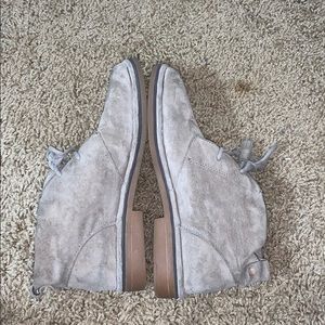 TAUPE SUEDE ankle boots